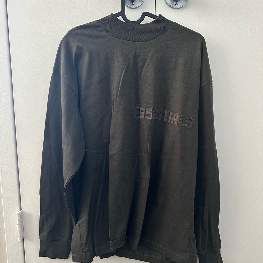 Fear of God Green Crewneck Sweater